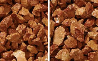 vérone rouge granulée